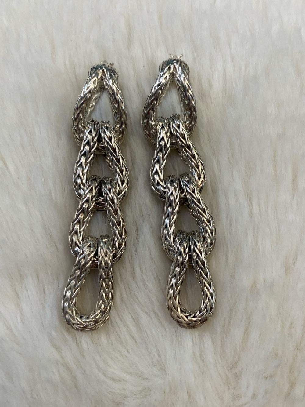 John Hardy Link Earrings